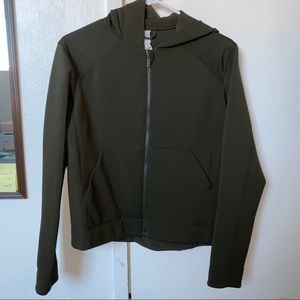 Lululemon dark olive green hoodie